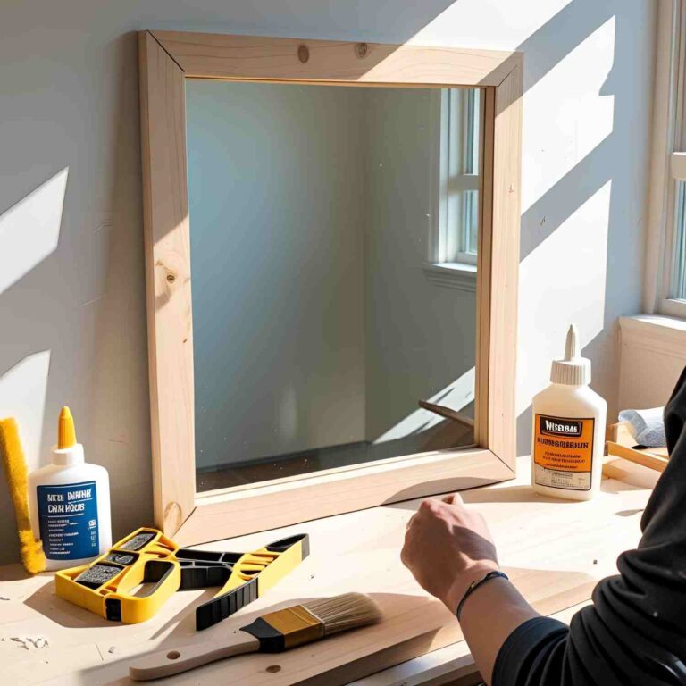 DIY Mirror Frame That Looks High-End (But Wasn’t)